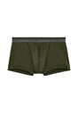 Front cutout view of HO dark khaki cotton Boxer Briefs HO1