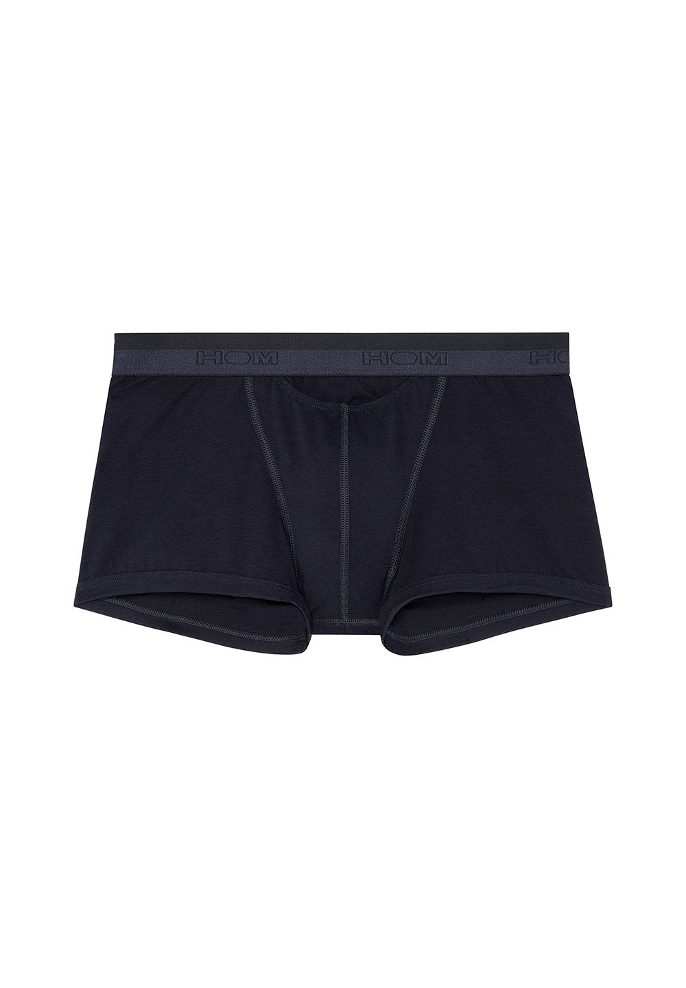Front cutout view of HO navy cotton Boxer Briefs HO1