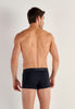 Back view of a men model wearing HO navy cotton Boxer Briefs HO1