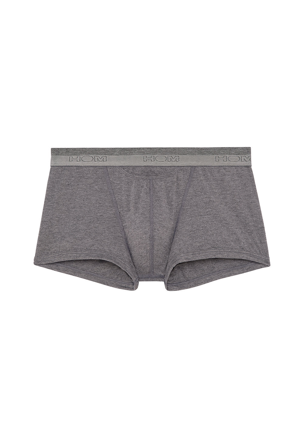 Front cutout view of HO grey cotton Boxer Briefs HO1