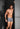 Full-body view of a men model wearing HO grey cotton Boxer Briefs HO1