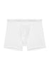 Front cutout view of HO white cotton Long Boxer Briefs HO1