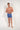 Full-body view of a men model wearing HO jeans blue cotton Long Boxer Briefs HO1