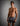 General view of a men model wearing HO grey cotton Long Boxer Briefs HO1