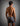Back view of a men model wearing HO grey cotton Long Boxer Briefs HO1
