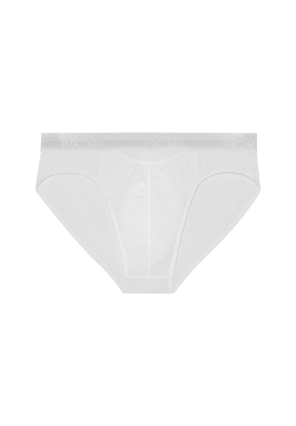 Front cutout view of HO white cotton Briefs HO1