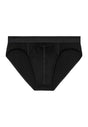 Front cutout view of HO black cotton Briefs HO1