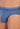 Close-up view of a men model wearing HO jeans blue cotton Briefs HO1