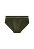 Front cutout view of HO dark khaki cotton Briefs HO1