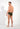 General view of a men model wearing HO dark khaki cotton Briefs HO1