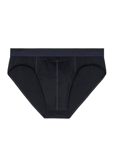 Front cutout view of HO navy cotton Briefs HO1