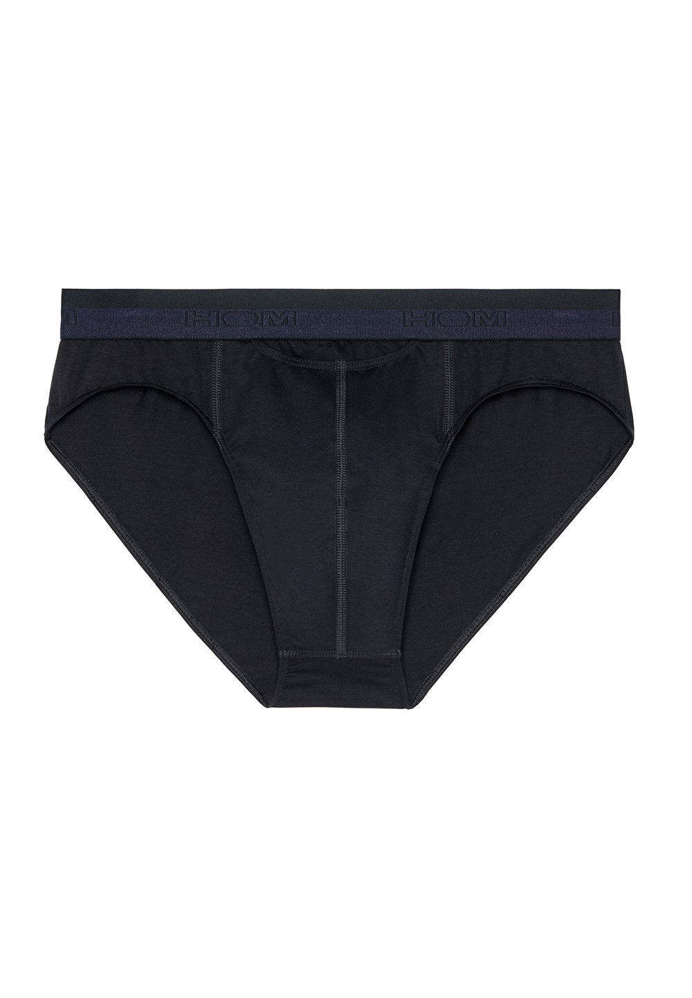Front cutout view of HO navy cotton Briefs HO1