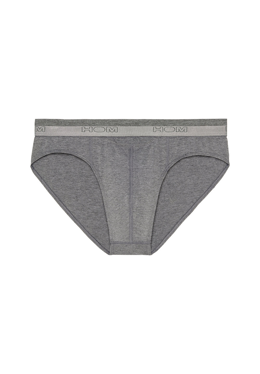 Front cutout view of HO grey cotton Briefs HO1