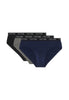 Front cutout view of HO multiple colours 2 cotton Mini Briefs 3p