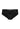 Front cutout view of HO black  Swim Midi Briefs