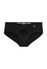 Front cutout view of HO black  Swim Midi Briefs
