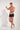 General view of a men model wearing HO black  Swim Shorts