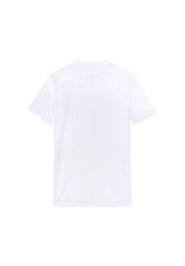 Front cutout view of HO white - light combination cotton Tee-Shirt Crew Neck