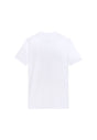 Front cutout view of HO white - light combination cotton Tee-Shirt Crew Neck