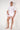 Full-body view of a men model wearing HO white - light combination cotton Tee-Shirt Crew Neck