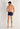 General view of a men model wearing HO black/navy cotton Boxer Briefs HO1 2p