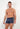 Front view of a men model wearing HO navy print/navy/navy cotton Boxer Briefs 3p