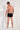 General view of a men model wearing HO black/black/black  Boxer Briefs 3p