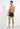General view of a men model wearing HO navy  Boxer Briefs