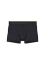Front cutout view of HO black print  Boxer Briefs