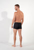 General view of a men model wearing HO black print  Boxer Briefs