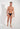 Full-body view of a men model wearing HO black print  Comfort Micro Briefs