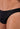 Close-up view of a men model wearing HO black print  Comfort Micro Briefs