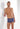 Front view of a men model wearing HO grey modal/viscose/tencel Comfort Boxer Briefs