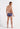 General view of a men model wearing HO grey modal/viscose/tencel Comfort Boxer Briefs