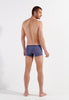 General view of a men model wearing HO grey modal/viscose/tencel Comfort Boxer Briefs