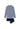 Front cutout view of HO navy cotton Long Sleepwear