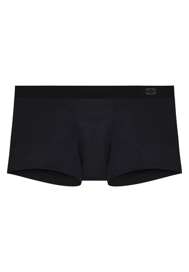Front cutout view of HO black modal/viscose/tencel Comfort Boxer Briefs