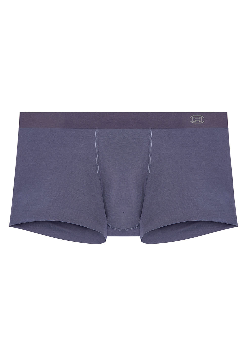 Front cutout view of HO grey modal/viscose/tencel Comfort Boxer Briefs
