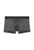 Front cutout view of HO black/white stripes modal/viscose/tencel Boxer Briefs