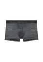 Front cutout view of HO black/white stripes modal/viscose/tencel Boxer Briefs