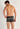 Back view of a men model wearing HO black/white stripes modal/viscose/tencel Boxer Briefs