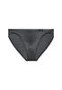 Front cutout view of HO black/white stripes modal/viscose/tencel Comfort Micro Briefs