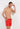 Front view of a men model wearing HO red  Beach Boxer