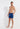 Full-body view of a men model wearing HO navy  Beach Boxer