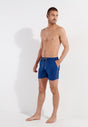 Full-body view of a men model wearing HO navy  Beach Boxer