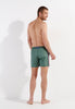 General view of a men model wearing HO khaki green  Beach Boxer