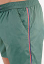 General view of a men model wearing HO khaki green  Beach Boxer