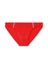 Front cutout view of HO red  Swim Micro Briefs