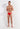 Full-body view of a men model wearing HO red  Swim Micro Briefs
