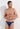 Front view of a men model wearing HO navy  Swim Micro Briefs
